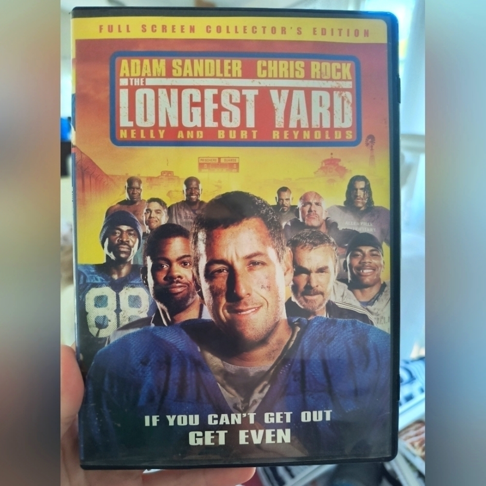 The longest yard dvd Adam Sandler funny football sports movie adult action seri